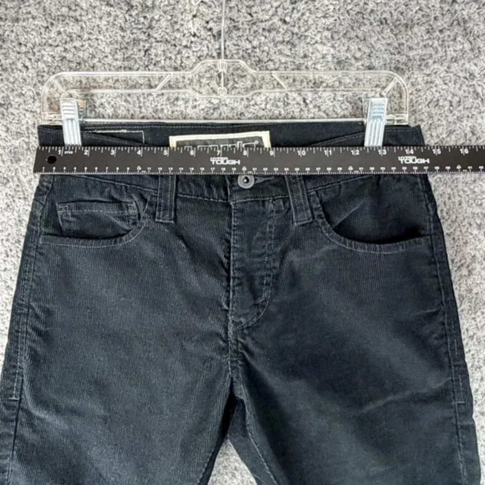 Levi's 511 Men's W30 L32 Skinny Corduroy Pants Black Cord Trousers Casual Modern